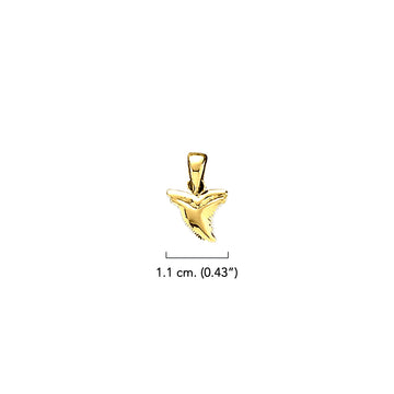 Small Shark Tooth Solid Gold Pendant GPD3784